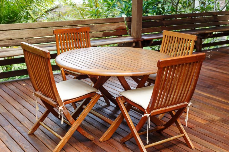 Restoring Wooden Patio Sets